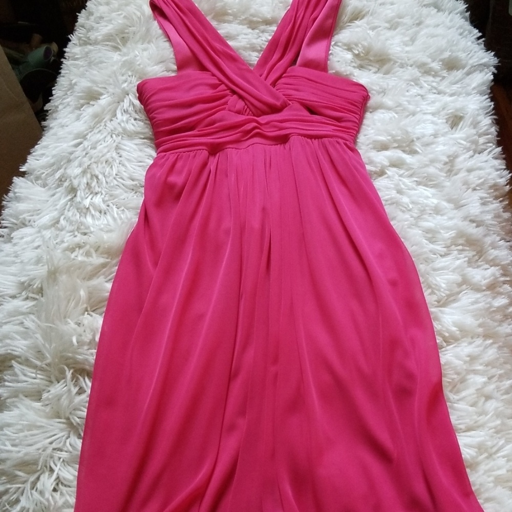 Intrigue Women's Sleeveless Baby Doll Dress Pink Size Small